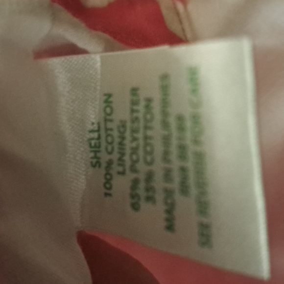 Lilly Pulitzer girls size 14 NWT has fabric defect on pocket - Picture 5 of 5